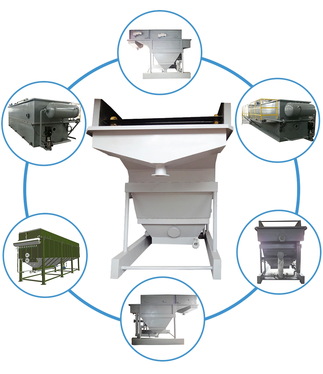 Solid Liquid Clarifier Chemical Reaction Device with Daf Tank Dissolved Air Flotation for Beer Factory Industry